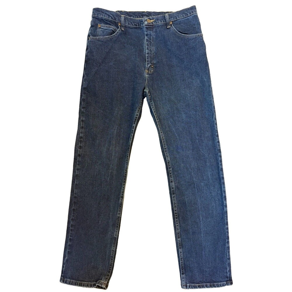 Wrangler Jeans Flex Comfort Mens Size 36 x 32 Blue 1096fx Work Jeans